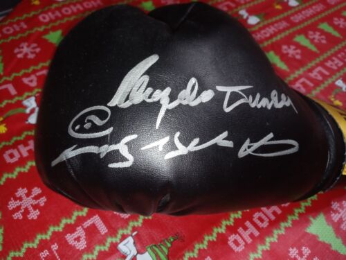 Sugar Ray Leonard & Roberto Duran Autographed Signed Everlast Boxing Glove - Picture 3 of 7