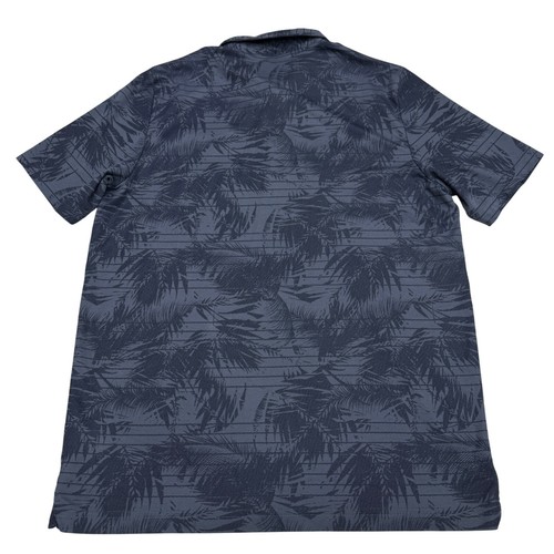 Top polo Travis Matthew azul floral estampado de palmeras para hombre SS, talla XL - Imagen 2 de 7