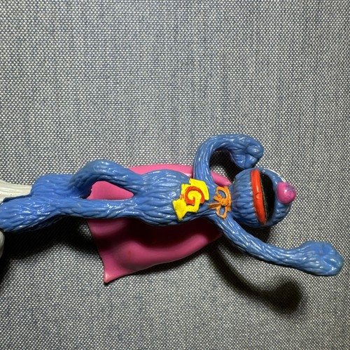 Sesame Street SUPER GROVER con Capa Cake Topper PVC Figura Muppets Aplausos - Imagen 7 de 8