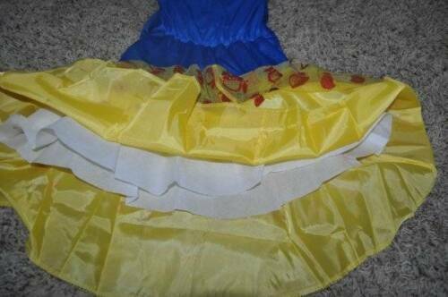 Girls Snow White Halloween Costume Disney Princess Dress, Headband & Wig- 10/12 - Picture 5 of 10