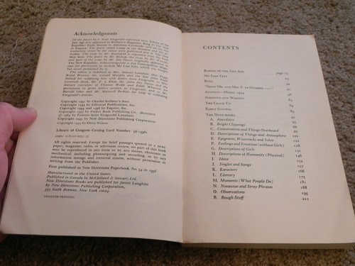 The Crack Up By F. Scott Fitzgerald, Twelfth Printing - Bild 4 von 8