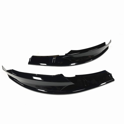 For BMW 1 Series E82 M Sport 07-2013 Gloss Black Front Bumper Spoiler Side Cover - Picture 7 of 11