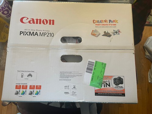Canon PIXMA MP210 All-In-One Inkjet Printer Brand New Open Box Never Used - Picture 1 of 12