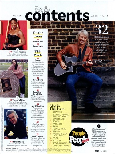 People - 2024, May 6 - Jon Bon Jovi: Confessions of a Rock Legend, Taylor Swift - Picture 2 of 2