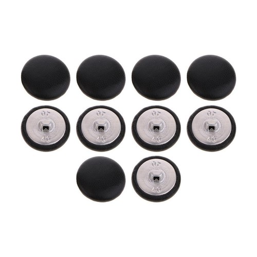Imitation Leather Shank Button inch Round - for Women Men - Picture 5 of 7
