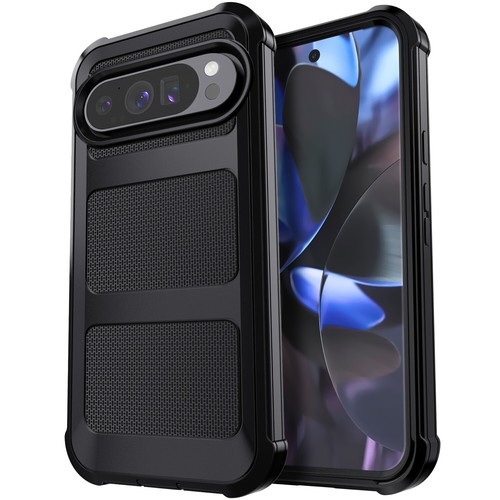 Schwarze Hülle für Google Pixel 9/10 Pro/Pro XL Stoßfest Robust Cover/Gürtelclip - Bild 14 von 33