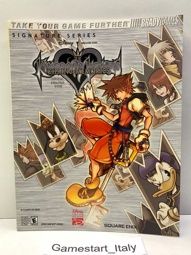 KINGDOM HEARTS CHAIN OF MEMORIES OFFICIAL STRATEGY GUIDE - NEW - BRADYGAMES - Picture 1 of 13