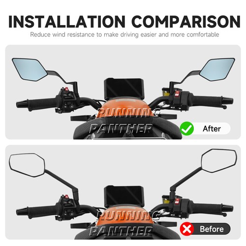 Rearview Mirror Wing Aerodynamic Stealth Max Mirrors for 790 Duke 890 Duke R - Picture 12 of 18