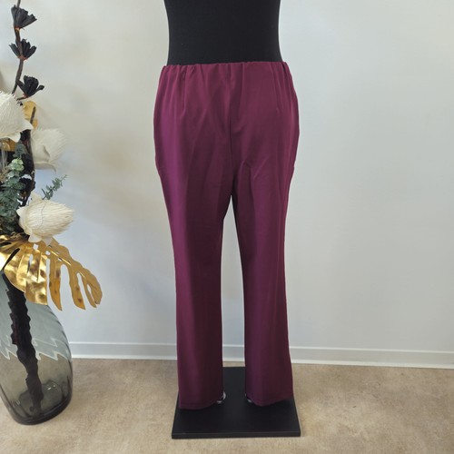 Damen Hosenanzug Bordeaux Blazer mit Hose Größe Kurzgröße 20 / 40 - Bild 12 von 12