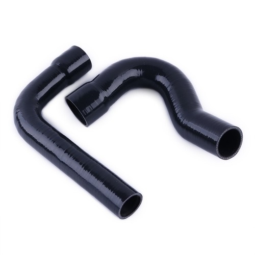 NEW BLACK Silicone Radiator hose for 1967-1970 Ford Mustang/Falcon/Fairlane V8 - Picture 3 of 23