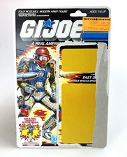 Fast Draw V1 Vintage GI Joe Full Card Back Uncut File Card 1987 Hasbro ARAH 80s