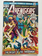 The Avengers #114/Marvel Comic Book/1st Mantis Cover/VG+
