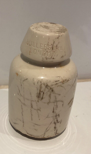 Vintage LNW Insulator Railway Stoneware Telegraph Pole Bullers Ltd, London #Q31