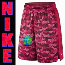 NIKE BOYS ELITE STRIPE BASKETBALL SHORTS SIZE SMALL CAMO DRI FIT RED 903772
