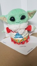 Star Wars Mandalorian Grogu The Child 8" Plush Winter Holiday Mattel Baby Yoda