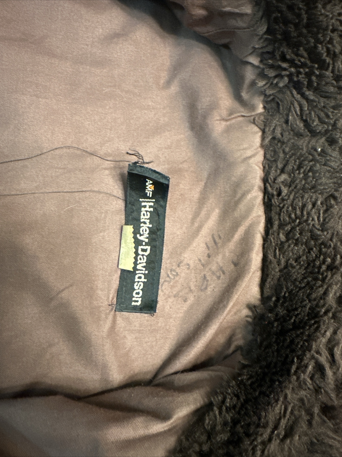 True Vintage 1970s Harley Davidson AMF Brown Leat… - image 8