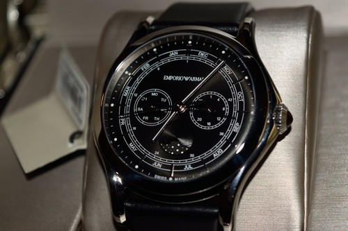 Armani Swiss Watch ARS4200 - Annual Calendar Moonphase - Picture 2 of 4