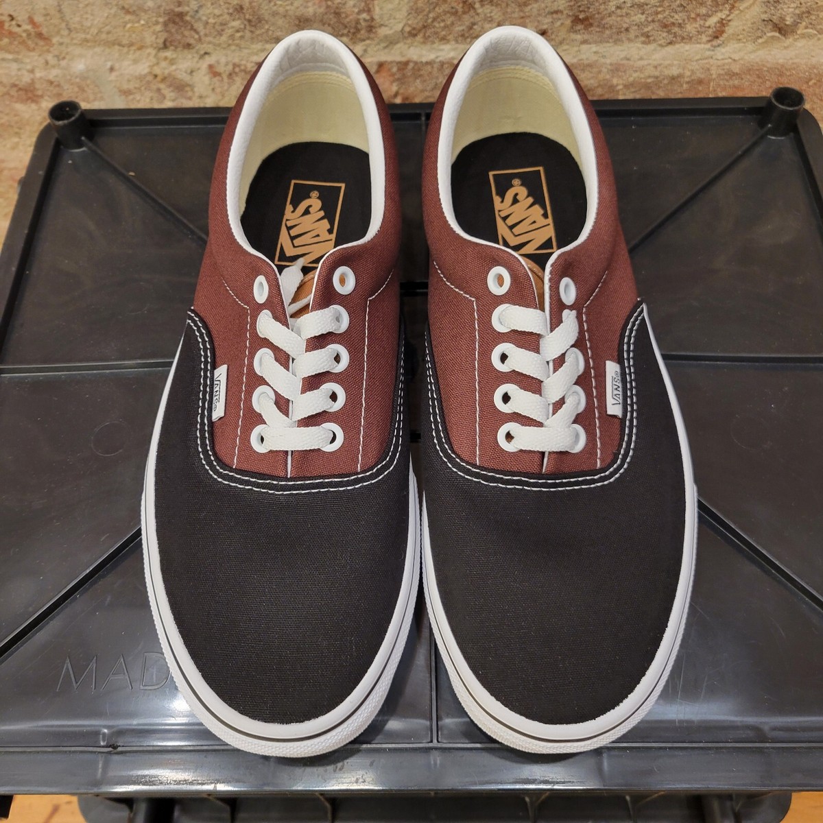 ロンハーマン VANS US5.5 23.5 レザー ネイビーブルー ERA ロンハーマン VANS US5.5 23.5 レザー ネイビーブルー ERA