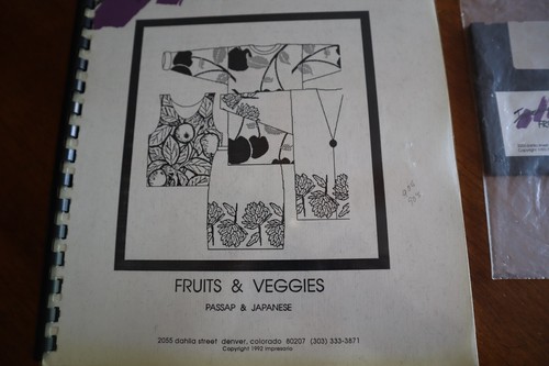 Impresario Directors in Design Fruits and Veggies Passap & Japanese w/Disk - Picture 3 of 10