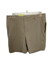 All In Motion 40 Golf Shorts Khaki Stretch Quick Dry Pockets $30 Active Wear NWT