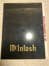 MCINTOSH XRT 18 SPEAKERS ORIGINAL COLOR BROCHURE  			