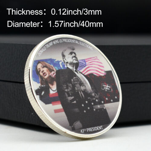 US 47th President Challenge Coin Donald Trump gewinnt Präsidentschaftswahlen Geschenk - Bild 3 von 12