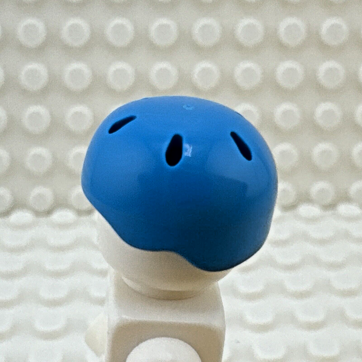 LEGO Minifigure Headgear - Dark Azure - Sports / Bike Helmet with
