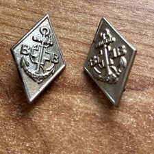 Two Boys Brigade Metal Service Badges. 
