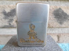 VINTAGE 1961 PAT #2517191 ZIPPO CIGARETTE LIGHTER ROBERTSHAW FULTON CONTROLS CO.