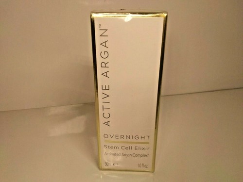 Active Argan Overnight Stem Cell Elixir 1.0 fl Oz. New & Sealed - Picture 2 of 4