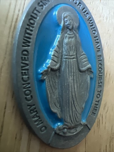 O Mary Conceived Without Sin Pray For Us Oval Charm Keychain 🙏🏻 - Picture 8 of 9