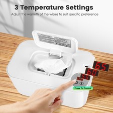 Portable Electric Baby Wipe Warmer Wet Wipes Dispenser with Night Light