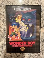 Wonder Boy in Monster World (Sega Genesis, 1990) Case Cartridge No Manual Tested