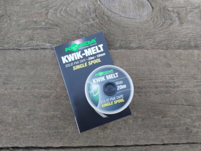 Korda Kwik-Melt Solid PVA Tape Wide 20m 10mm KEMT PVA Tape wasserlöslich