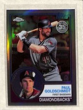 2018 Topps Chrome #83T-19 Paul Goldschmidt Refractor NM