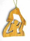 Holy Land Olive Wood Ornament - Angel