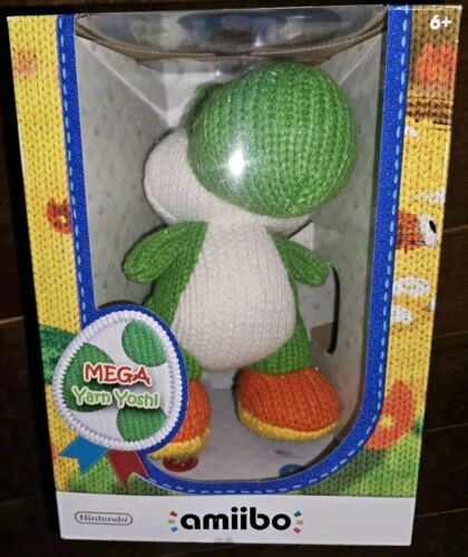 Mega Yarn Yoshi Amiibo Yoshi's Woolly World Nintendo Switch