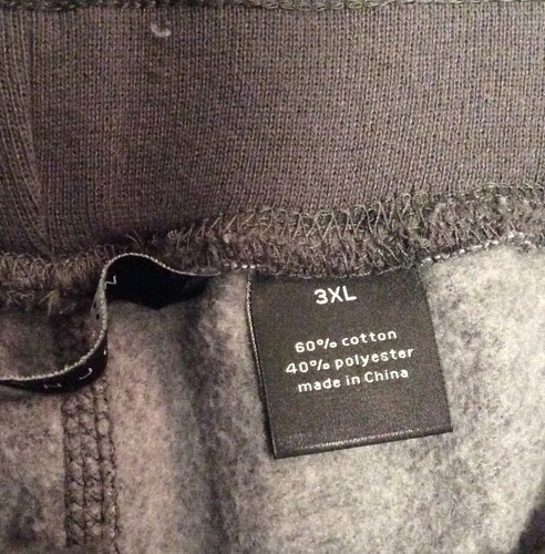 SEAN JOHN ZIPPER FRONT 2 PC MEN'S GRAY/BLACK TRACKSUIT TOP & JOGGERS SET  3XL - Picture 3 of 5