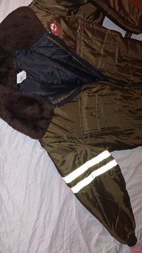 Vintage Bass Tracker Bass Pro Shops Insulated Coveralls USA Mens XXL TALL - Picture 4 of 18
