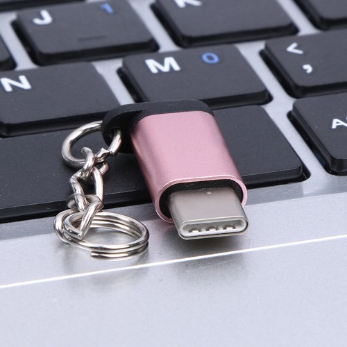 Llavero convertidor adaptador de datos mini tipo C 3.1 macho a micro USB 5 pines hembra - Imagen 6 de 16