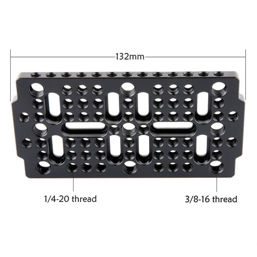 NICEYRIG Camera Cheese Mount Plate for URSA Mini Camera Rod Clamps Cage UK - Picture 2 of 12