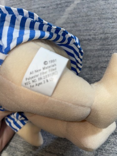 Sugar Loaf Sun Moon Pajamas Kitschy Sleepy Odd Weird Rare Plush 1991 13” - Picture 7 of 7