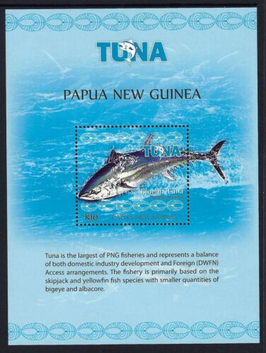 2016 PNG SG#1854 Tuna Fishery K10 mini sheet mint MUH Papua New Guinea