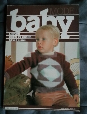 Strickzeitschrift ''BABY Mode'' aus Serie Winter weich & warm 0-2 Jahre-----1981