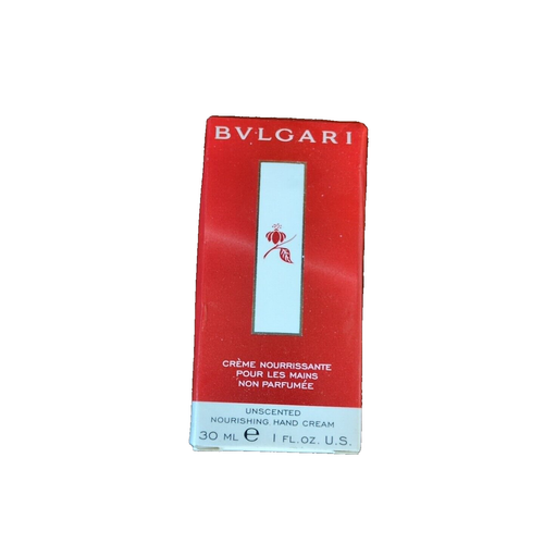 Bulgari Nourishing Unscented Hand Cream 1 Fluid Ounce
