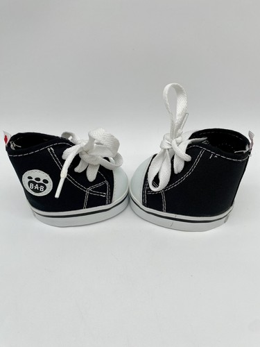 Build A Bear High Top Black & White Sneakers Shoes Teddy Converse Style BABW - Picture 4 of 6