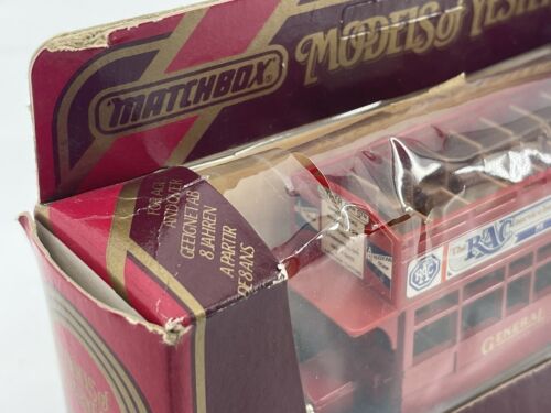 Matchbox Models of Yesteryear Y23 1922 Aecomnibus RAC New In Box Fast Shipping - Picture 7 of 7