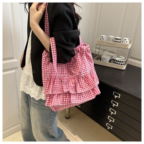 Korean Style Lotus Leaf Shoulder Bag Fashion Handbag Storage Bag - Picture 8 of 16