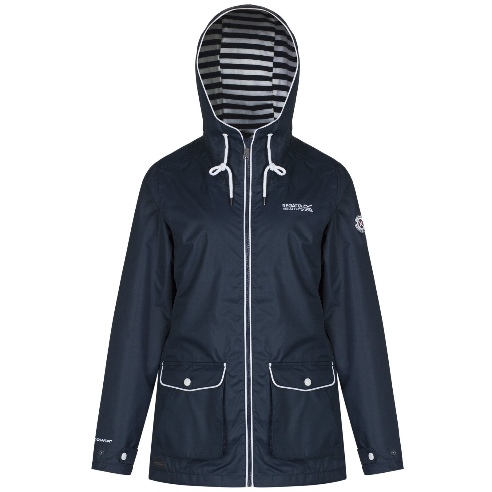 Regatta Womens Bayeur Hydrafort Water Resistant Outdoor Jacket Hooded ...