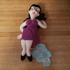 VTG NATASHA FATALE Plush w/ Tags- CVS 1999 Stuffins NEW ROCKY & BULLWINKLE